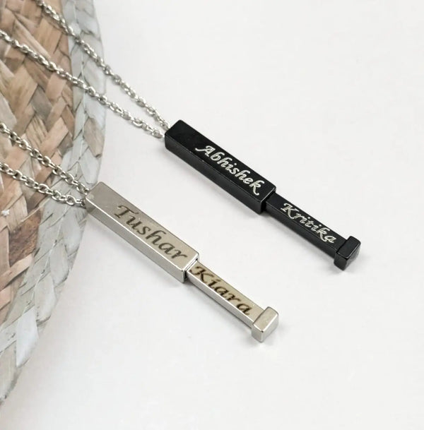 Personalized Name Necklace For Couple